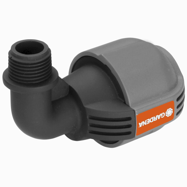 

Соединитель L-образный Gardena Quick & Easy с наружной резьбой 25 мм х 1/2 (02780-20)