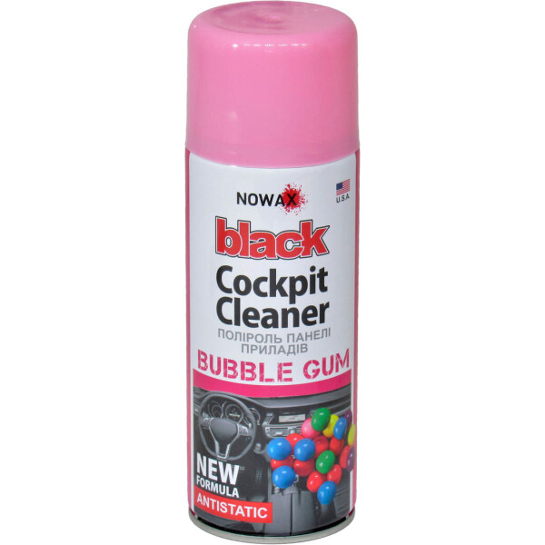 

Полироль пластика (Nowax) Cockpit Cleaner Bubble Gum 450мл. NX00459