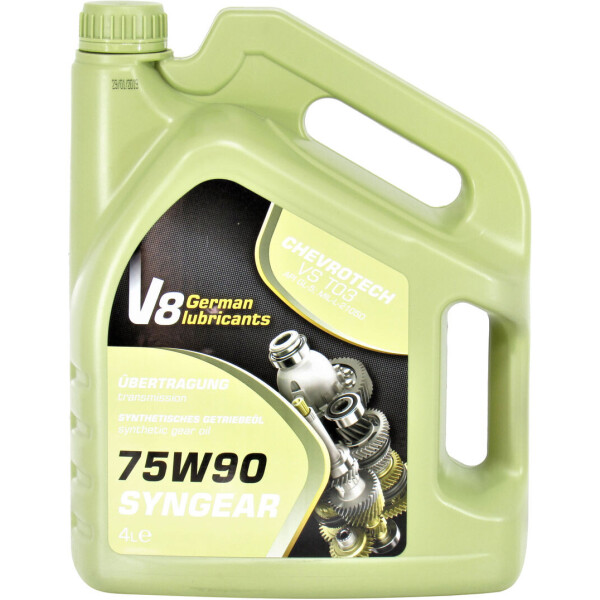 

Трансмиссионное масло 75W-90 (V8) Syngear 4л.
