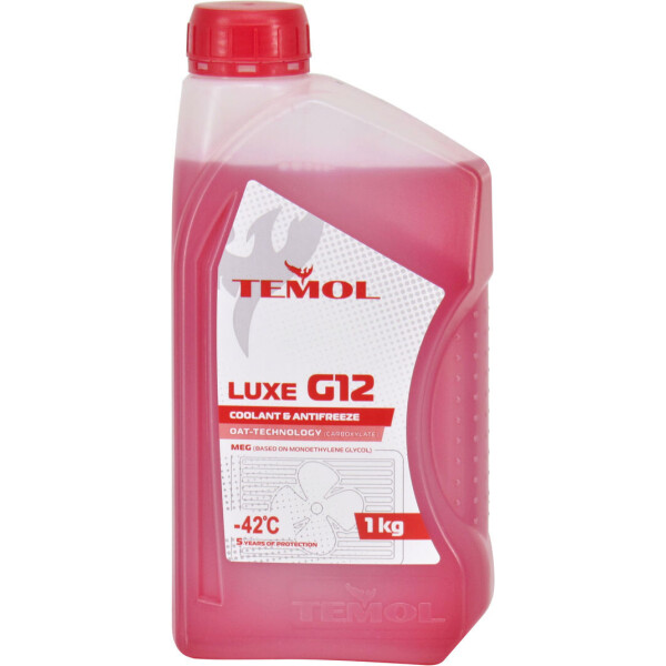 

Тосол антифриз красный -40 (Temol) G-12 1кг T-LG12R-1L
