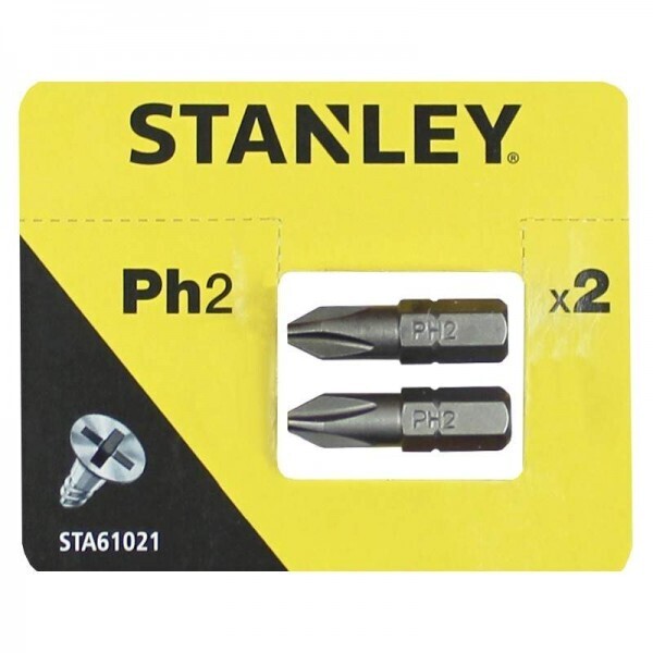 

Биты Stanley Ph2 25 мм (STA61021)
