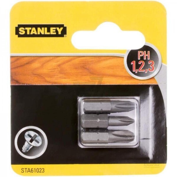 

Биты Stanley Ph1, Ph2, Ph3 25 мм (STA61023)