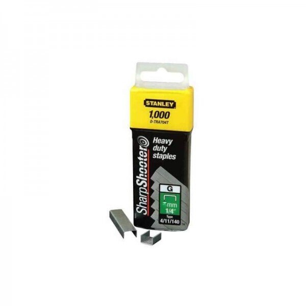

Скобы Stanley тип "G", 12мм, для степлера "Heavy Duty" (1-TRA708T)