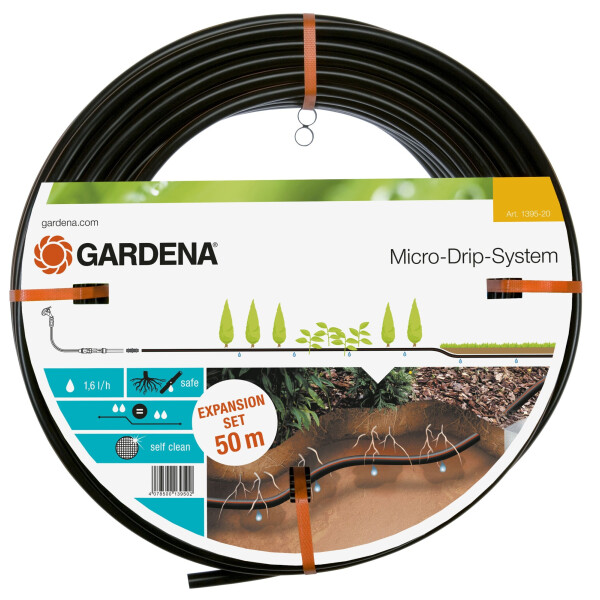 

Шланг-дождеватель Gardena Micro-Drip-System для подземной прокладки 13,7 мм, 50 м (01395-20)