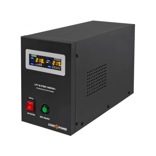 Источник бесперебойного питания Logicpower LPY-B-PSW-1000VA Plus 1000 ВА