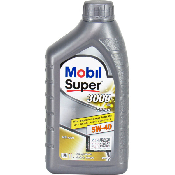 

Моторное масло дизель 5W-40 (Mobil) Super 3000 Diesel X1 1л.