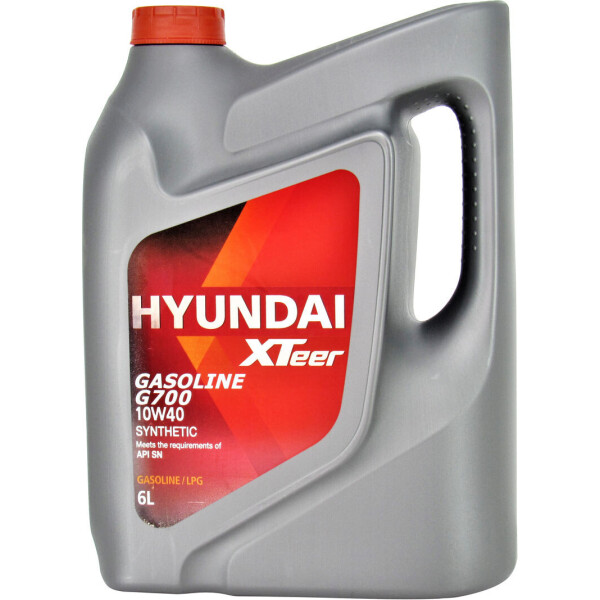

Моторное масло бензин 10W-40 (HYUNDAI XTeer) Gasoline G700 6л. 1061014