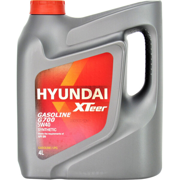 

Моторное масло бензин 5W-40 (HYUNDAI XTeer) Gasoline G700 4л. 1041136