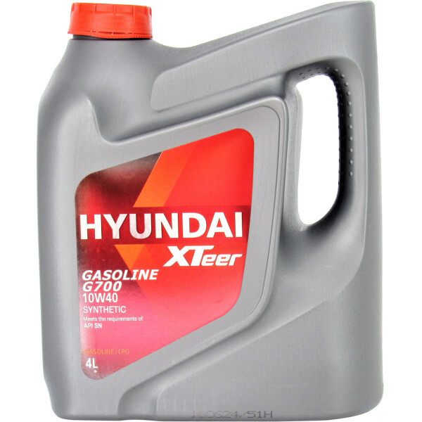 

Моторное масло бензин 10W-40 (HYUNDAI XTeer) Gasoline G700 4л. 1041014