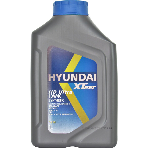 

Моторное масло дизель 10W-40 (HYUNDAI XTeer) Ultra HD 1л.. 1011227