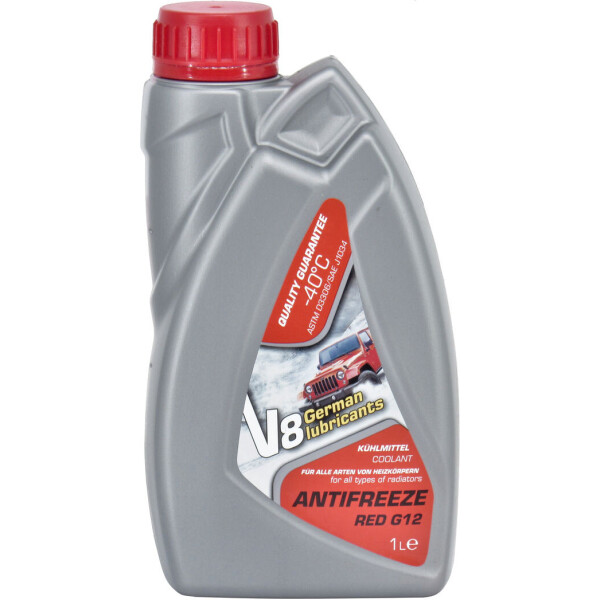 

Тосол антифриз красный -40 (V8) G-12 1кг.
