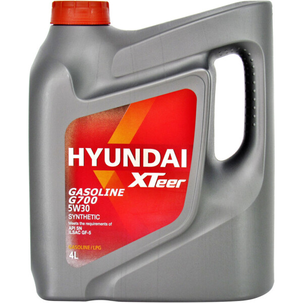 

Моторное масло бензин 5W-30 (HYUNDAI XTeer) Gasoline G700 4л. 1041135