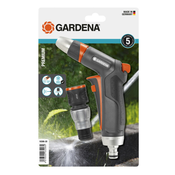 

Пистолет-наконечник Gardena Premium 2-в-1 с коннектором Premium 13 мм 1/2 (18306-20)