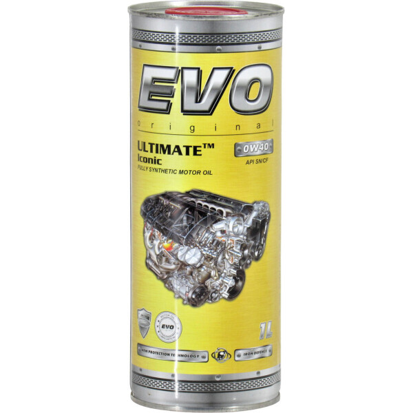 

Моторное масло бензин, дизель 0W-40 (EVO) Ultimate Iconic 1л. U I 1L 0W-40