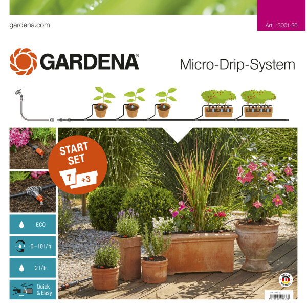 

Комплект микрокапельного полива Gardena Micro-Drip-System базовый (13001-20)