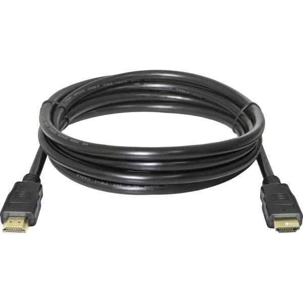 

Кабель HDMI-HDMI M-M, ver 1.4, 1.5 м Черный (20053100047)