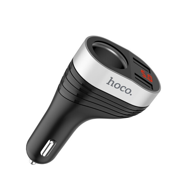 

Автомобильное зарядное устройство Hoco Z29 1 разъем/2USB/3.1A Черный (20053100128)