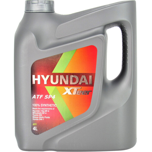 

Трансмиссионное масло ATF (HYUNDAI XTeer) ATF SP-4 4л. 1041017