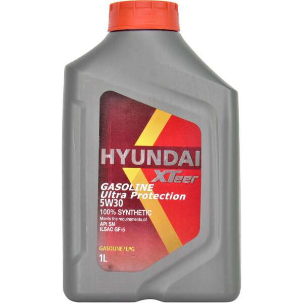 

Моторное масло бензин 5W-30 (HYUNDAI XTeer) Gasoline Ultra Protection 1л. 1011002