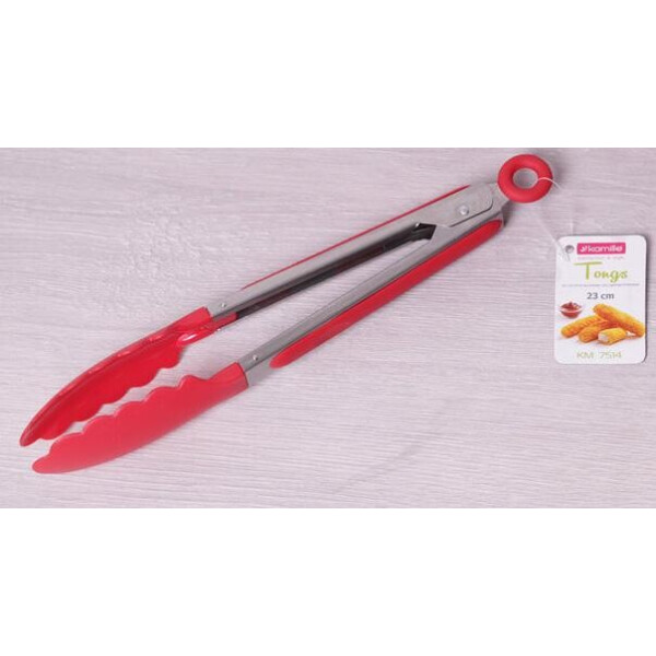 

Щипцы Petal 23см нейлоновые с металлической ручкой Kamille KM-7514
