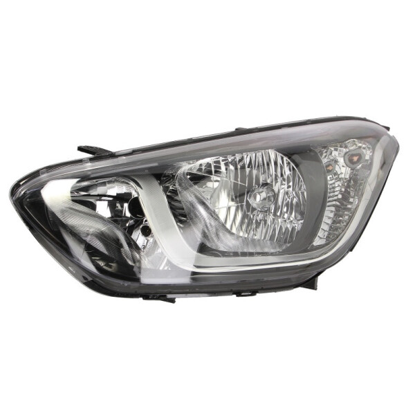 

Фара передняя Hyundai i20 2012-2014 левая H7/H7 авт.,+моторчик 221-1165LMLD-EM
