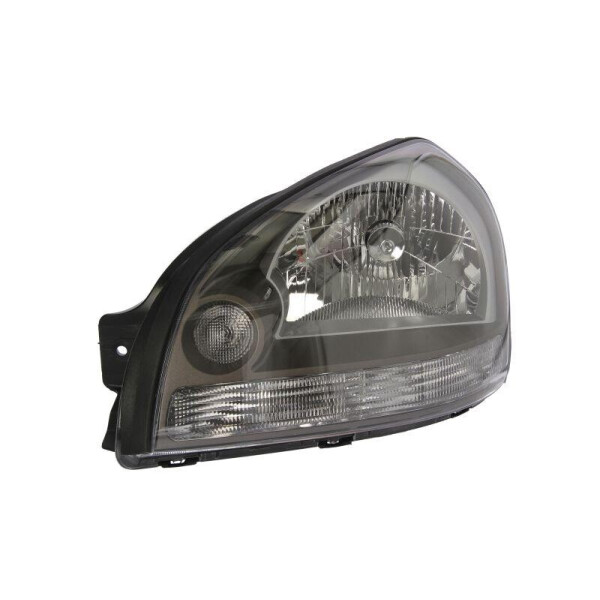 

Фара передняя Hyundai Tucson 2004-2014 левая H4 эл.с черной рамкой 221-1134L-LDEM2