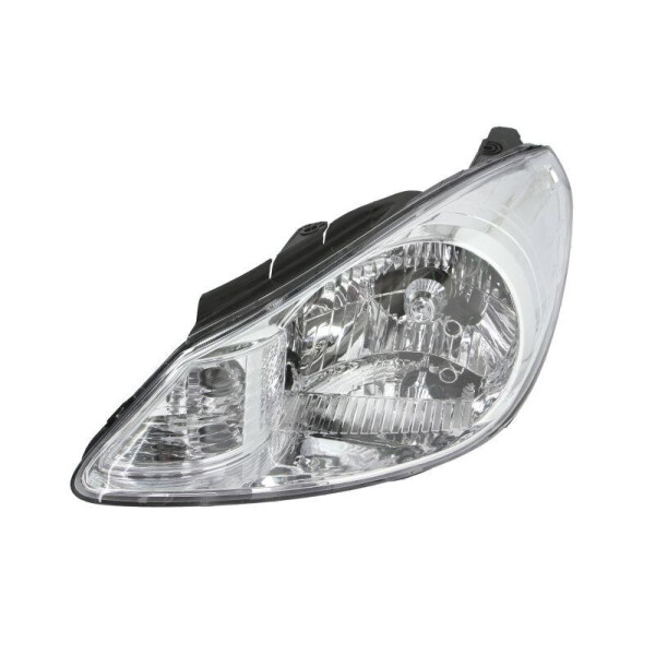 

Фара передняя Hyundai i10 2007-2012 левая H4 автом. рег., с мотором 221-1145LMLD-EM