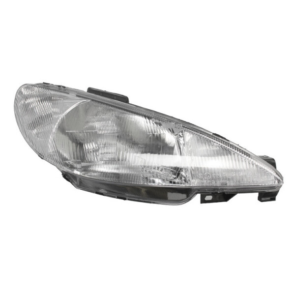 

Фара передняя Peugeot 206 1998- правая H4, автомат. регул. 550-1120R-LD-EM