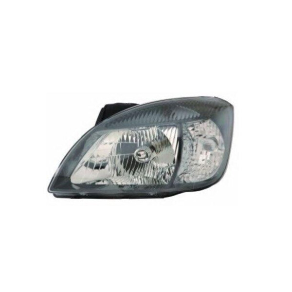 

Фара передняя Kia Rio II 2005-2010 левая met H4, авт.,+моторчик, чёрн.отражат. 223-1123LMLEMN2