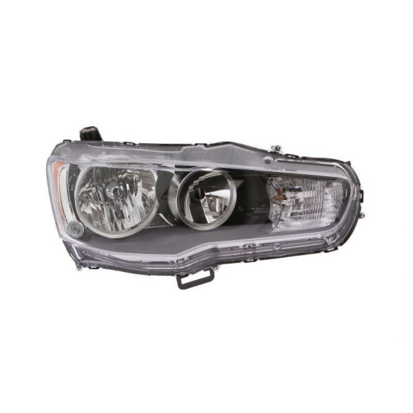 

Фара передняя Mitsubishi Lancer X 2007- правая HB4/HB3 черная рамка. механ. регул 214-1190R-LD-E2