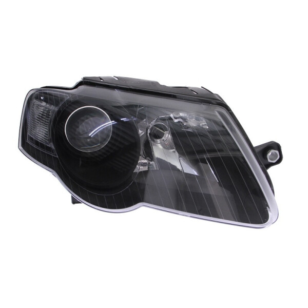 

Фара передняя Volkswagen Passat B6 2005-2010 правая H7/H4 авт. регул. черная рамка 441-11A7R-LDEM2