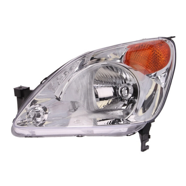 

Фара передняя Honda CR-V II 2001-2004 левая H4 с желтым указателем повор., эл. рег. 217-1138L-LDEMY