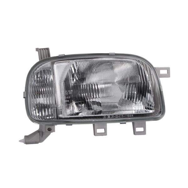 

Фара передняя Nissan Micra K11 1992-1998 правая H4, c белым поворотником, ручн. регул. 215-1155R-LD-EM