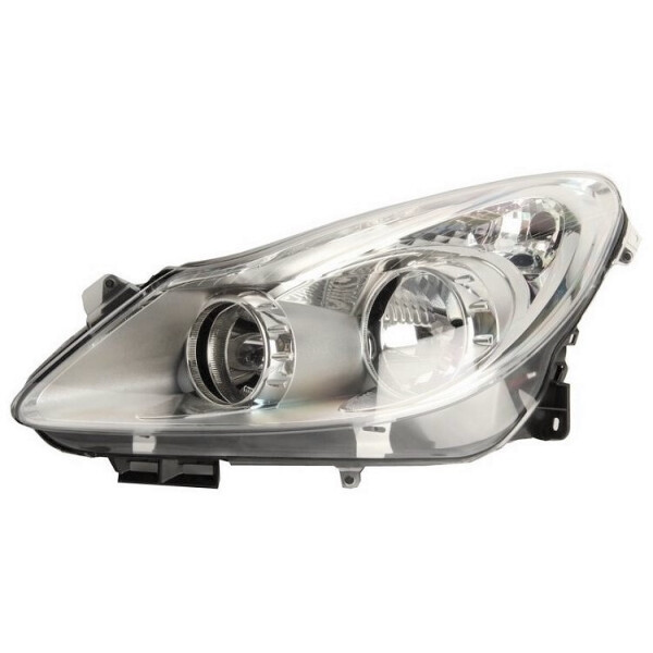 

Фара передняя Opel Corsa D 2007-2014 левая H7/H1 хром.рамка эл.рег. 442-1152L-LDEM1