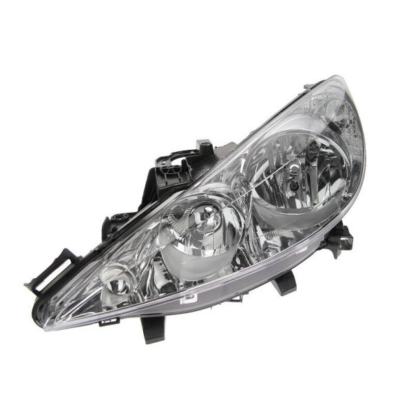 

Фара передняя Peugeot 207 2006- левая H7/H1 без противотум., эл.рег. 550-1141L-LD-EM
