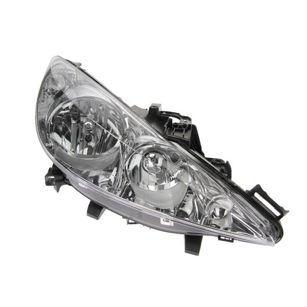 

Фара передняя Peugeot 207 2006- правая H7/H1 без противотум., эл.рег. 550-1141R-LD-EM