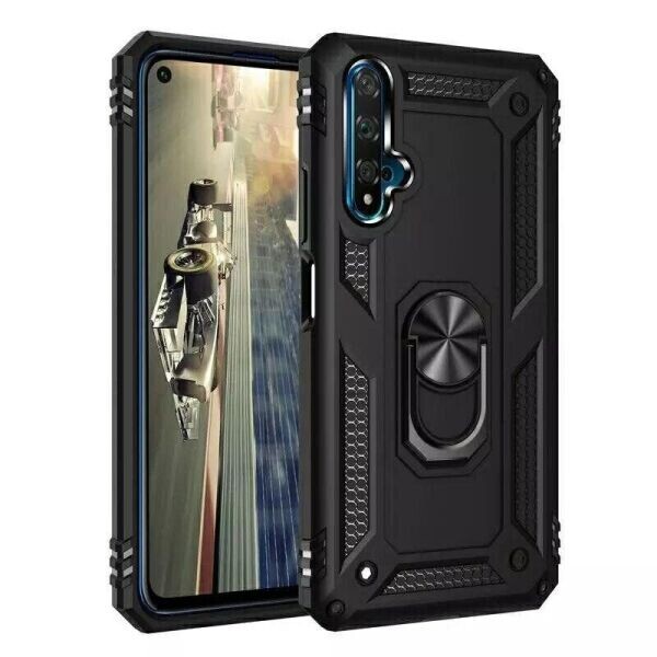 

с кольцом Defender для Huawei Honor 20 / Nova 5T цвет Чёрный (014767_1)