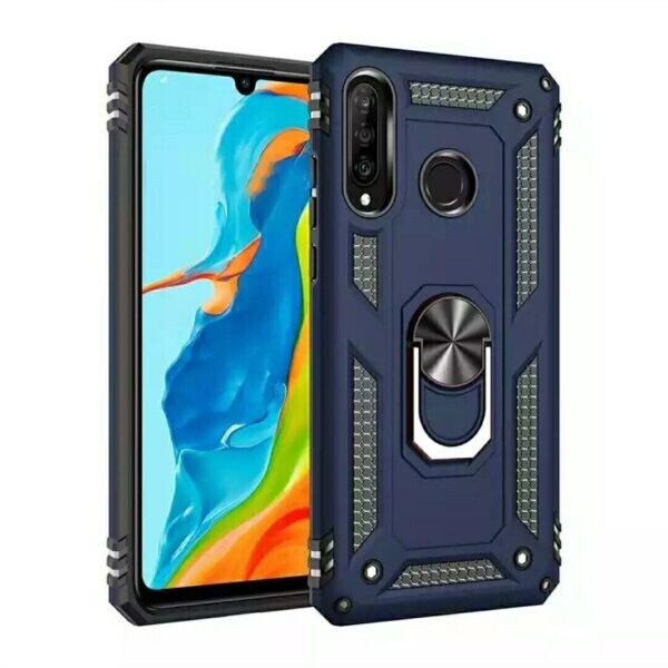 

с кольцом Defender для Huawei P30 lite цвет Синий (014267_4)