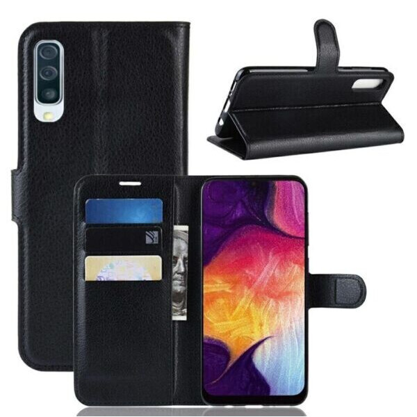 

Книжка с карманами для карт для Samsung Galaxy A30s / A50 / A50s цвет Черный (063116_1)