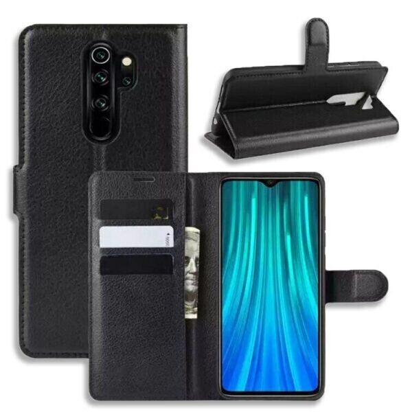 

Книжка с карманами для карт для Xiaomi Redmi Note 8 Pro цвет Черный (084716_1)