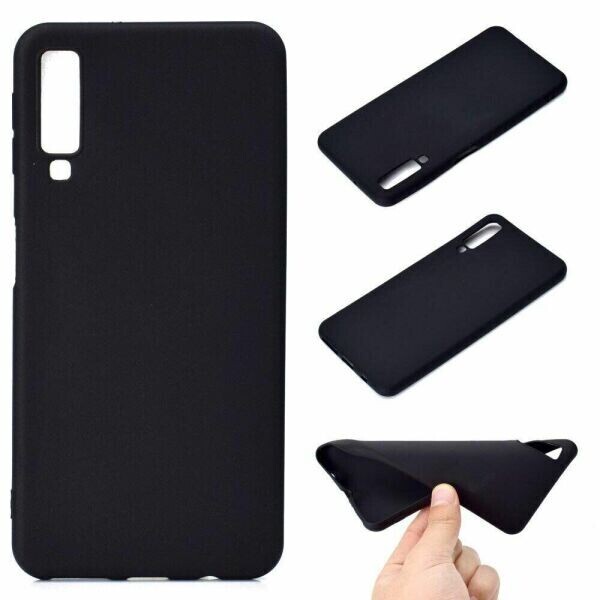 

Candy Silicone для Samsung Galaxy A7 (2018) / A750 цвет Черный (062108_1)