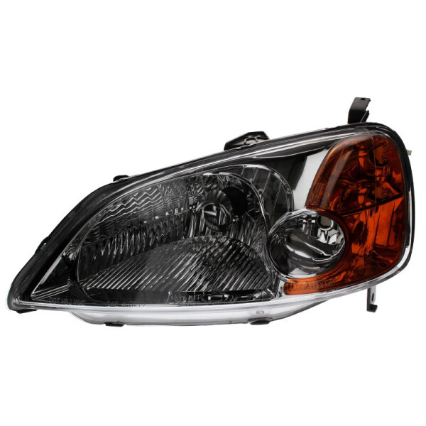 

Фара передняя Honda Civic VII 2001-2003 левая H4 с оранж. указ. поворота, автом. регул. 217-1134L-LD-EM