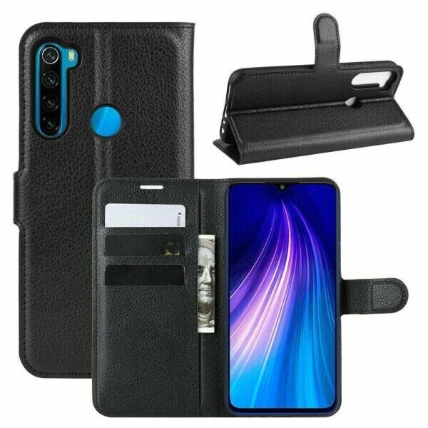 

Книжка с карманами для карт для Xiaomi Redmi Note 8 цвет Черный (084816_1)
