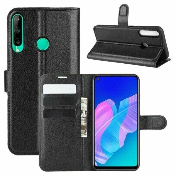 

Книжка с карманами для карт для Huawei P40 lite E цвет Черный (015416_1)