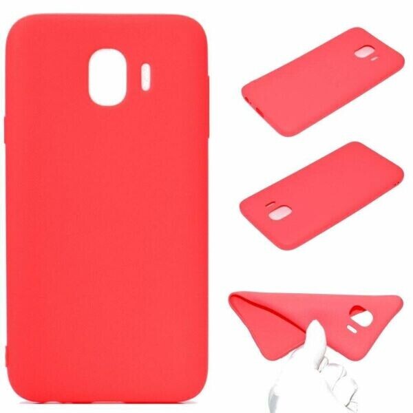 

Candy Silicone для Samsung Galaxy J4 (2018) / J400 цвет Красный (060908_5)