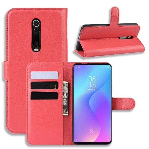 

Книжка с карманами для карт для Xiaomi Mi9T / Mi9T Pro цвет Красный (084216)