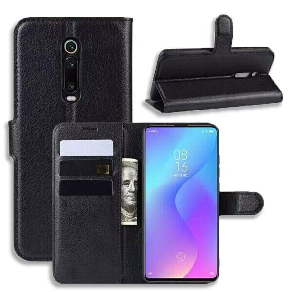 

Книжка с карманами для карт для Xiaomi Mi9T / Mi9T Pro цвет Черный (084216_1)