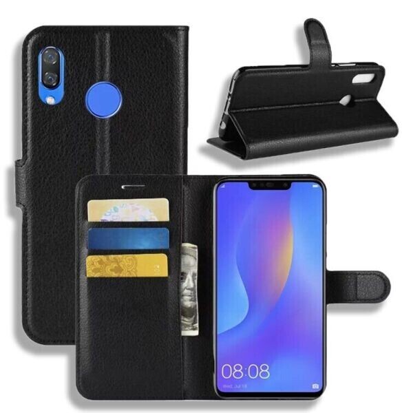 

Книжка с карманами для карт для Huawei Honor 8X цвет Черный (013216_1)