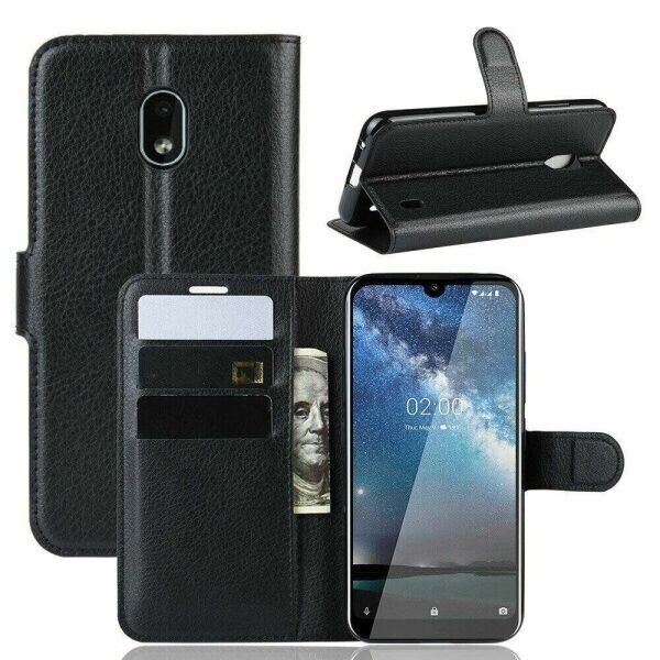 

Книжка с карманами для карт для Nokia 2.2 цвет Черный (041216_1)