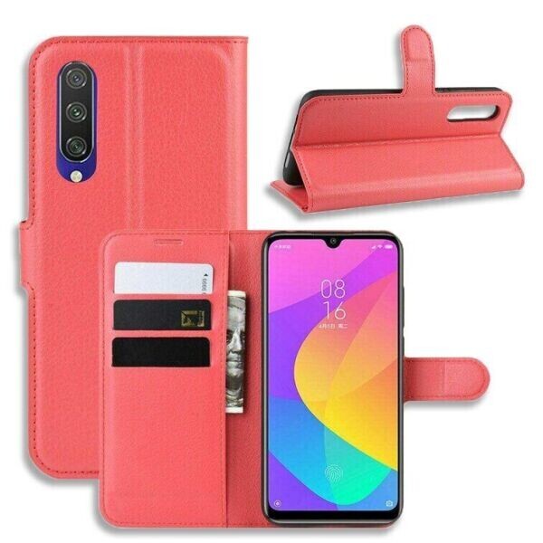 

Книжка с карманами для карт для Xiaomi MiA3 цвет Красный (084416)